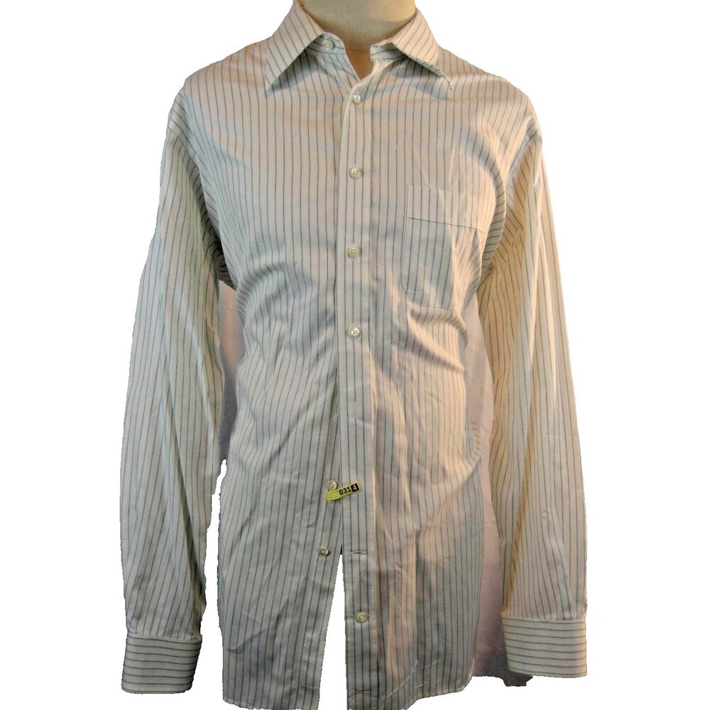 Mens Ventura Striped Cotton Blend LS Casual Shirt sz XL